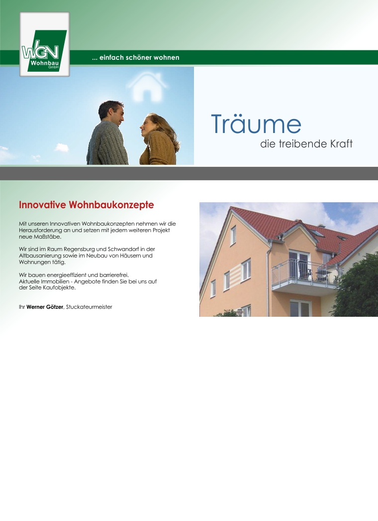 Weibseite WGN Wohnbau GmbH Seite 1