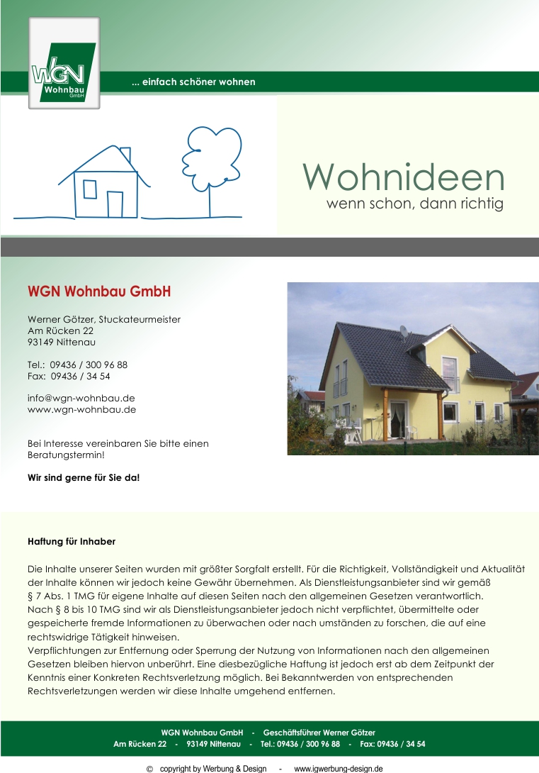 Weibseite WGN Wohnbau GmbH Seite 4